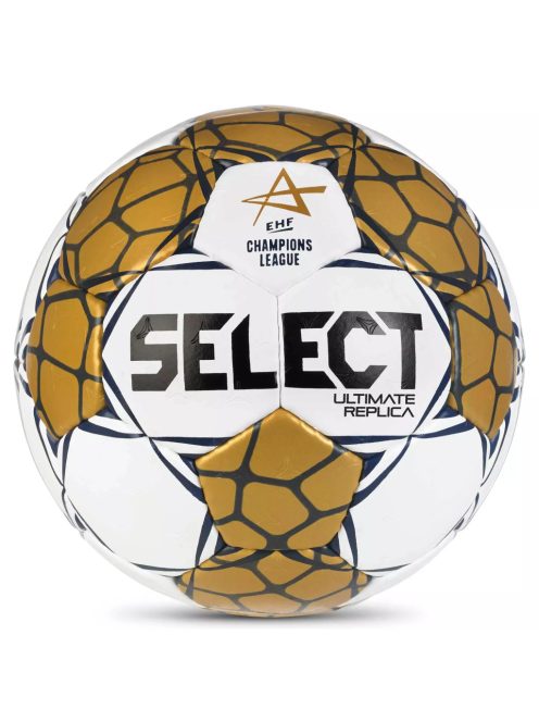 Select EHF Bajnokok Ligája V24 Replica Kézilabda fehér/arany