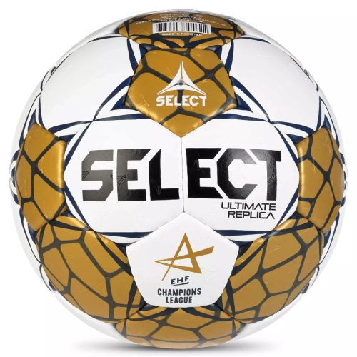 Select EHF Bajnokok Ligája V24 Replica Kézilabda fehér/arany